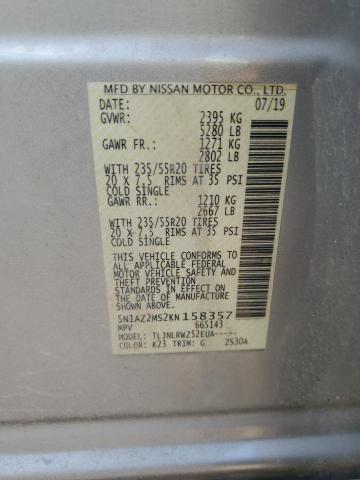 Photo 12 VIN: 5N1AZ2MS2KN158357 - NISSAN MURANO S 