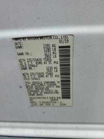 Photo 11 VIN: 5N1AZ2MS7KN138136 - NISSAN MURANO S 