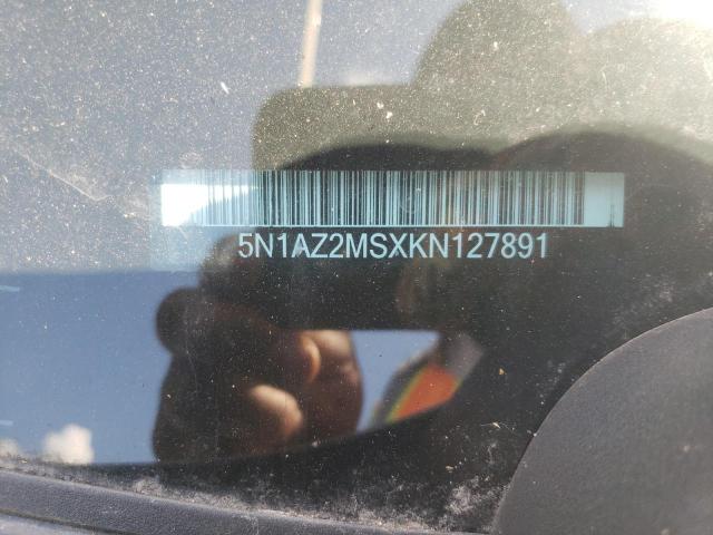 Photo 9 VIN: 5N1AZ2MSXKN127891 - NISSAN MURANO S 