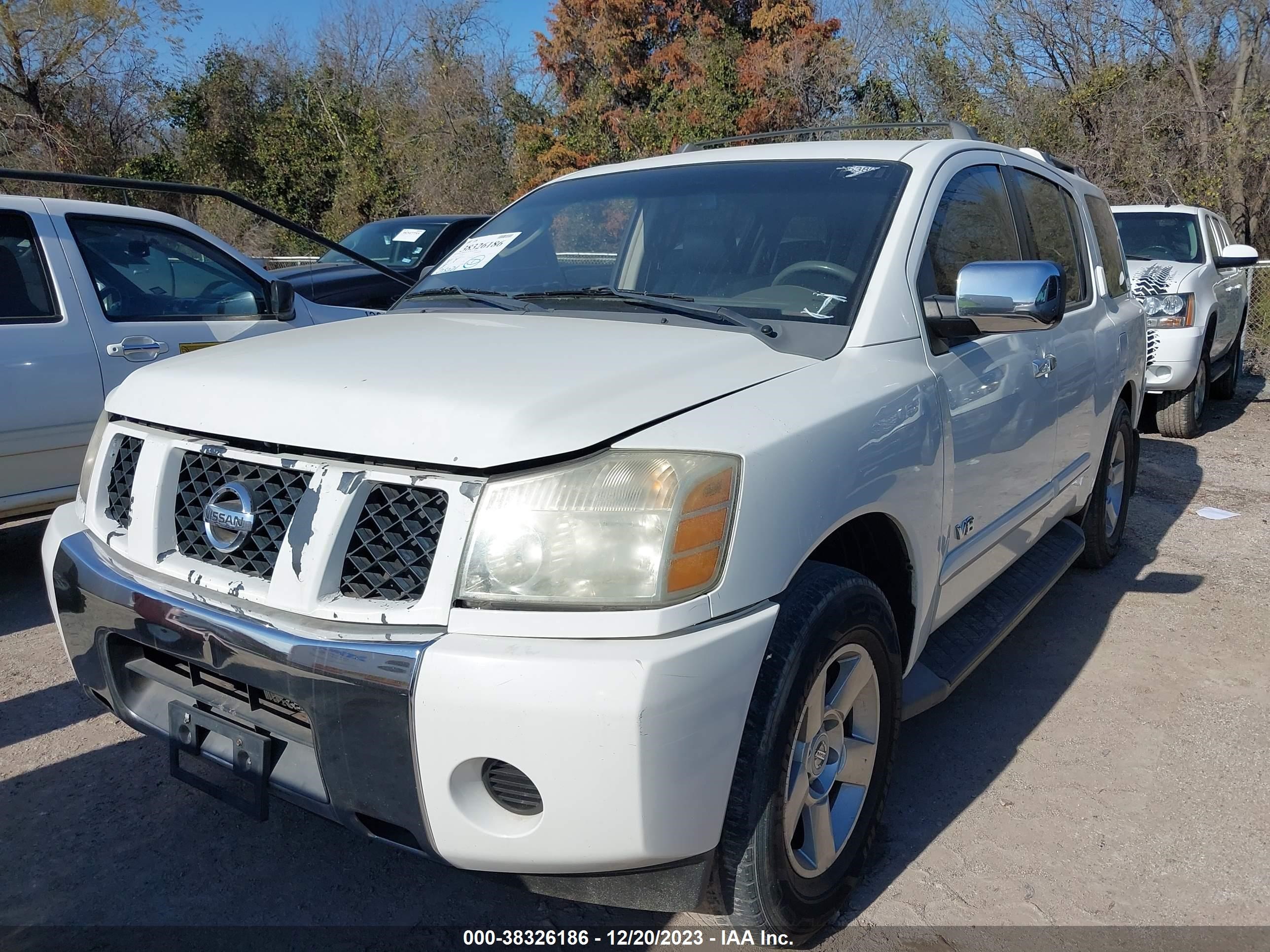 Photo 1 VIN: 5N1BA08A67N712380 - NISSAN ARMADA 