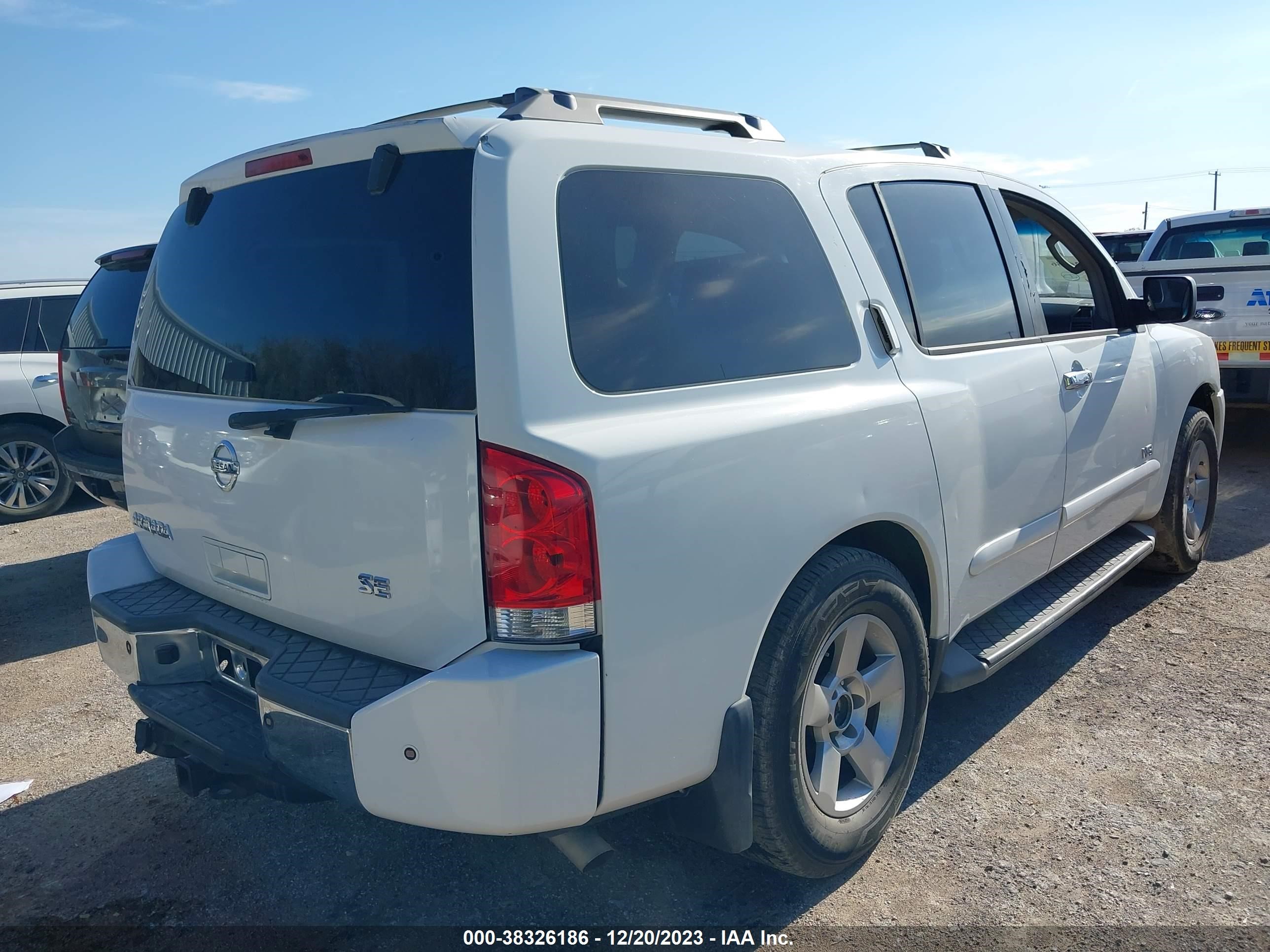 Photo 3 VIN: 5N1BA08A67N712380 - NISSAN ARMADA 