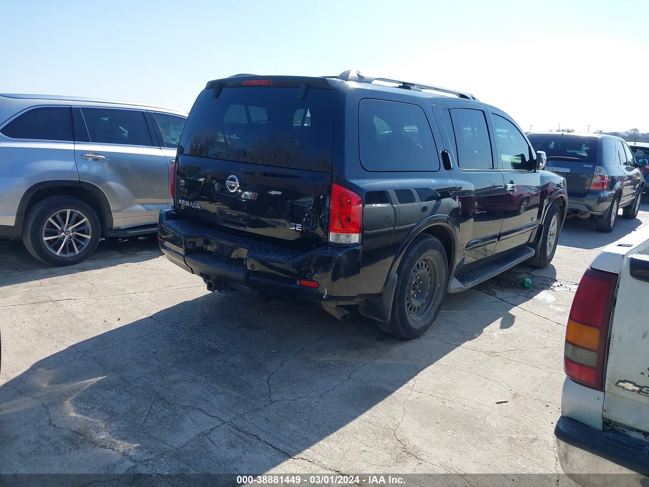 Photo 3 VIN: 5N1BA08D49N604997 - NISSAN ARMADA 