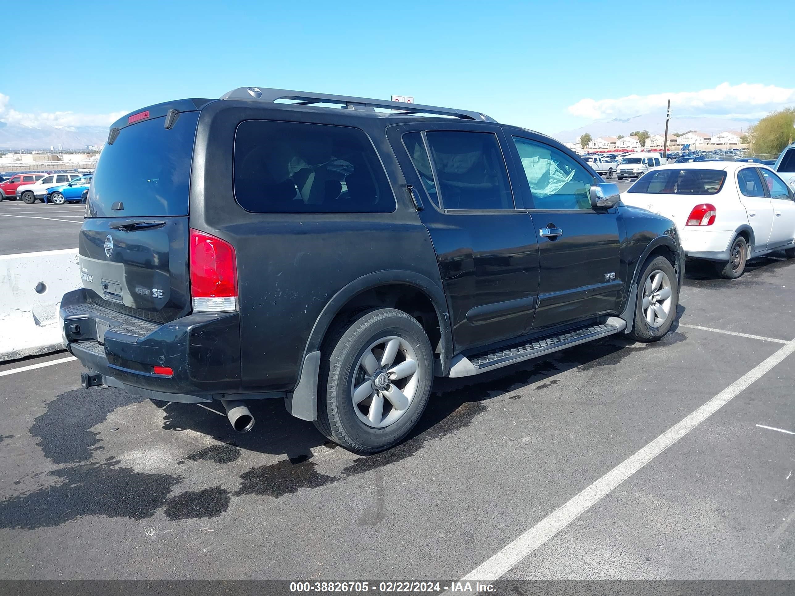 Photo 3 VIN: 5N1BA08D78N629780 - NISSAN ARMADA 