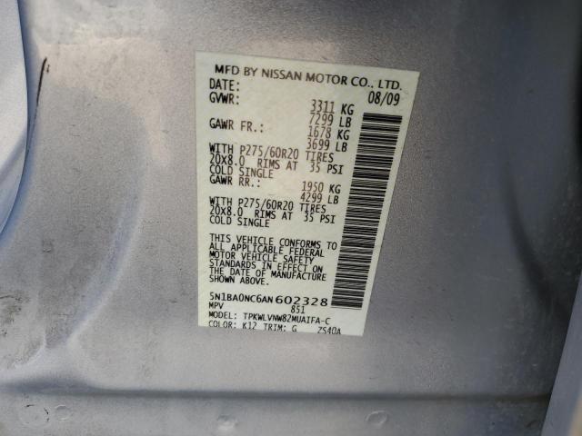 Photo 12 VIN: 5N1BA0NC6AN602328 - NISSAN ARMADA SE 