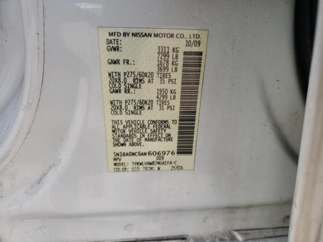 Photo 9 VIN: 5N1BA0NC6AN606976 - NISSAN ARMADA SE 