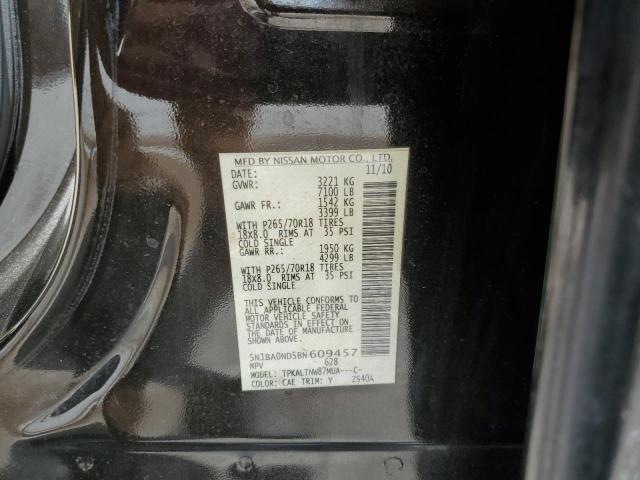 Photo 9 VIN: 5N1BA0ND5BN609457 - NISSAN ARMADA SV 