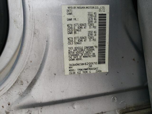 Photo 12 VIN: 5N1BA0NE5BN620970 - NISSAN ARMADA 