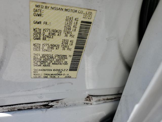 Photo 12 VIN: 5N1BA0NF0EN606522 - NISSAN ARMADA PLA 