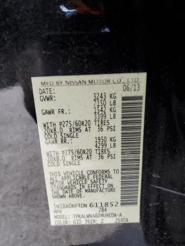 Photo 13 VIN: 5N1BA0NF4DN611852 - NISSAN ARMADA PLA 