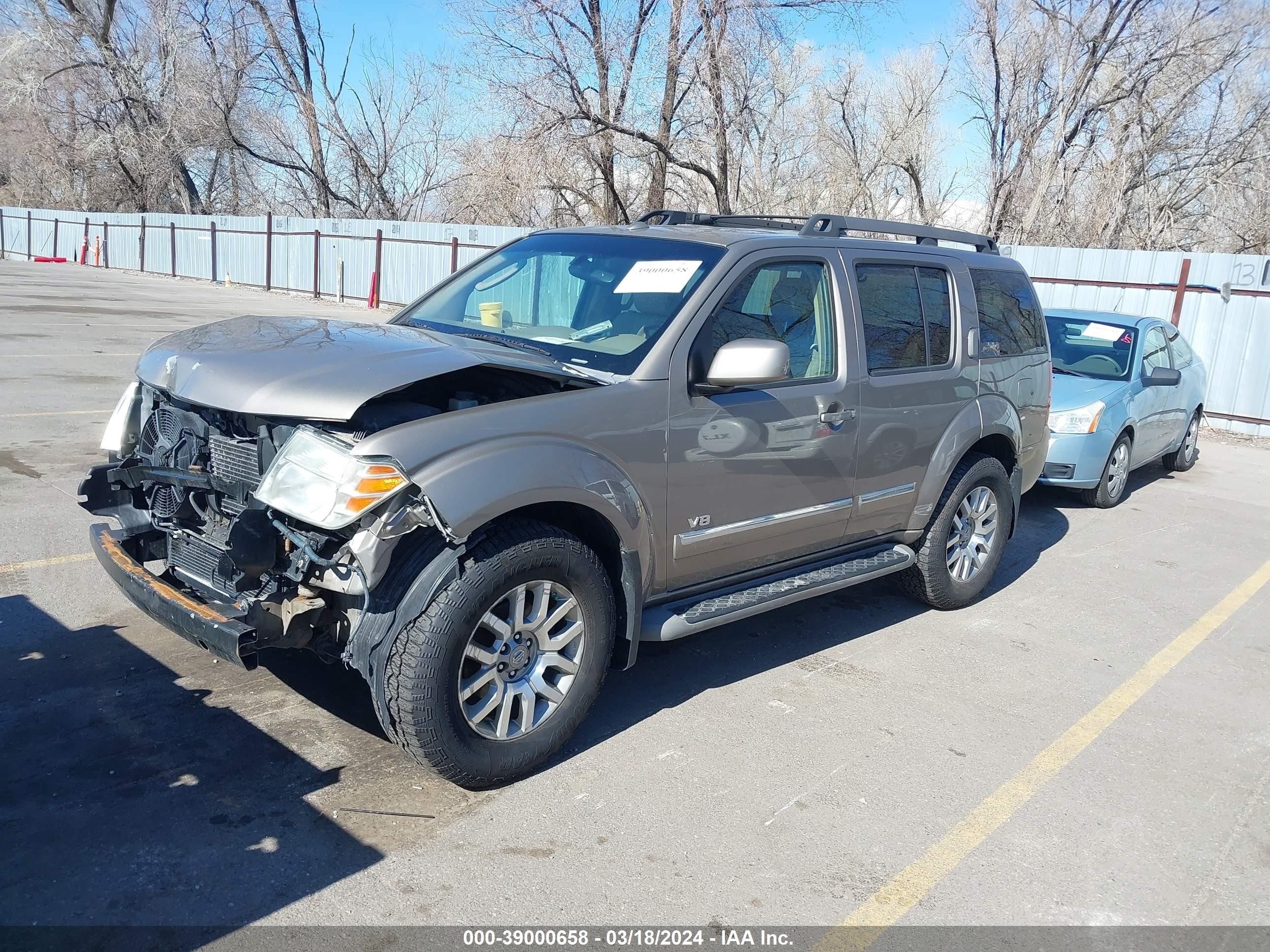 Photo 1 VIN: 5N1BR18B58C629107 - NISSAN PATHFINDER 