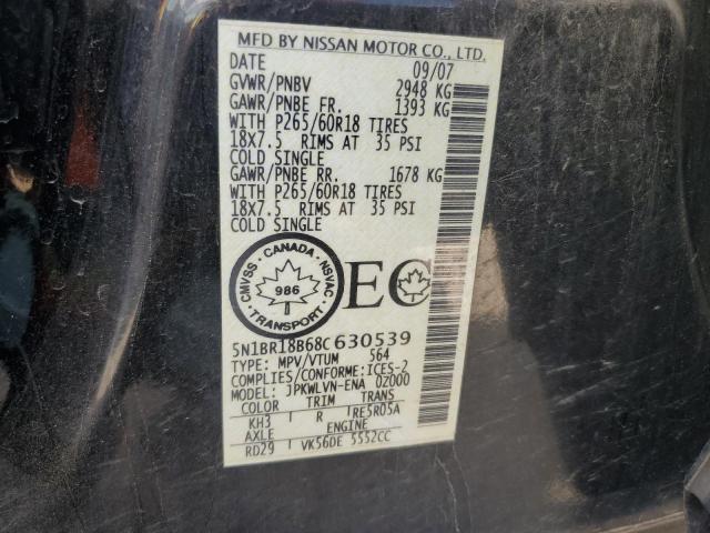 Photo 12 VIN: 5N1BR18B68C630539 - NISSAN PATHFINDER 