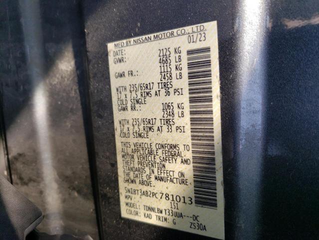 Photo 13 VIN: 5N1BT3AB2PC781013 - NISSAN ROGUE 