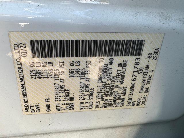 Photo 9 VIN: 5N1BT3AB9NC671783 - NISSAN ROGUE S 