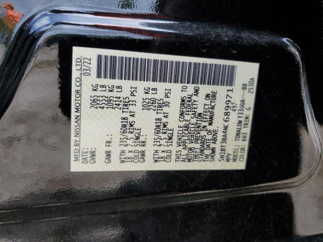 Photo 12 VIN: 5N1BT3BA4NC689971 - NISSAN ROGUE 