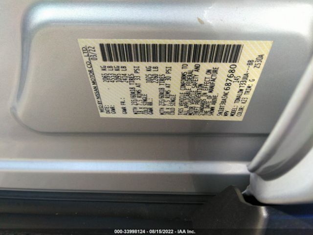 Photo 8 VIN: 5N1BT3BA5NC687680 - NISSAN ROGUE 