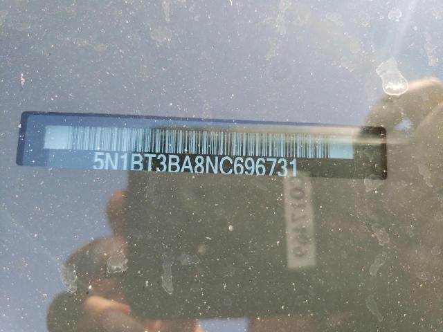 Photo 9 VIN: 5N1BT3BA8NC696731 - NISSAN ROGUE SV 