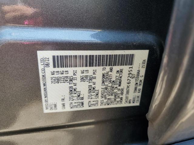 Photo 13 VIN: 5N1BT3BB7PC672951 - NISSAN ROGUE 