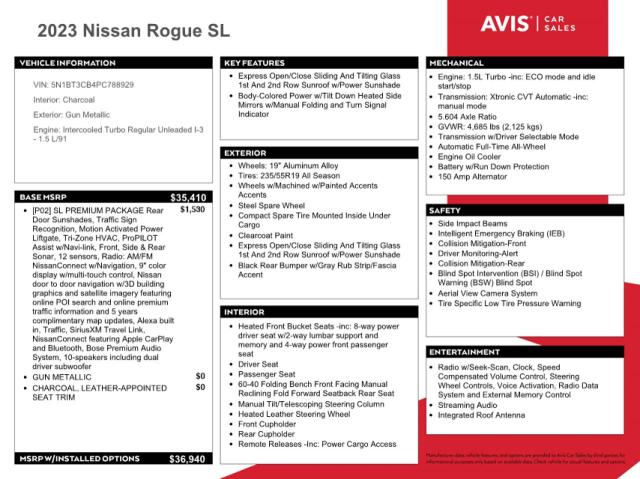 Photo 12 VIN: 5N1BT3CB4PC788929 - NISSAN ROGUE SL 