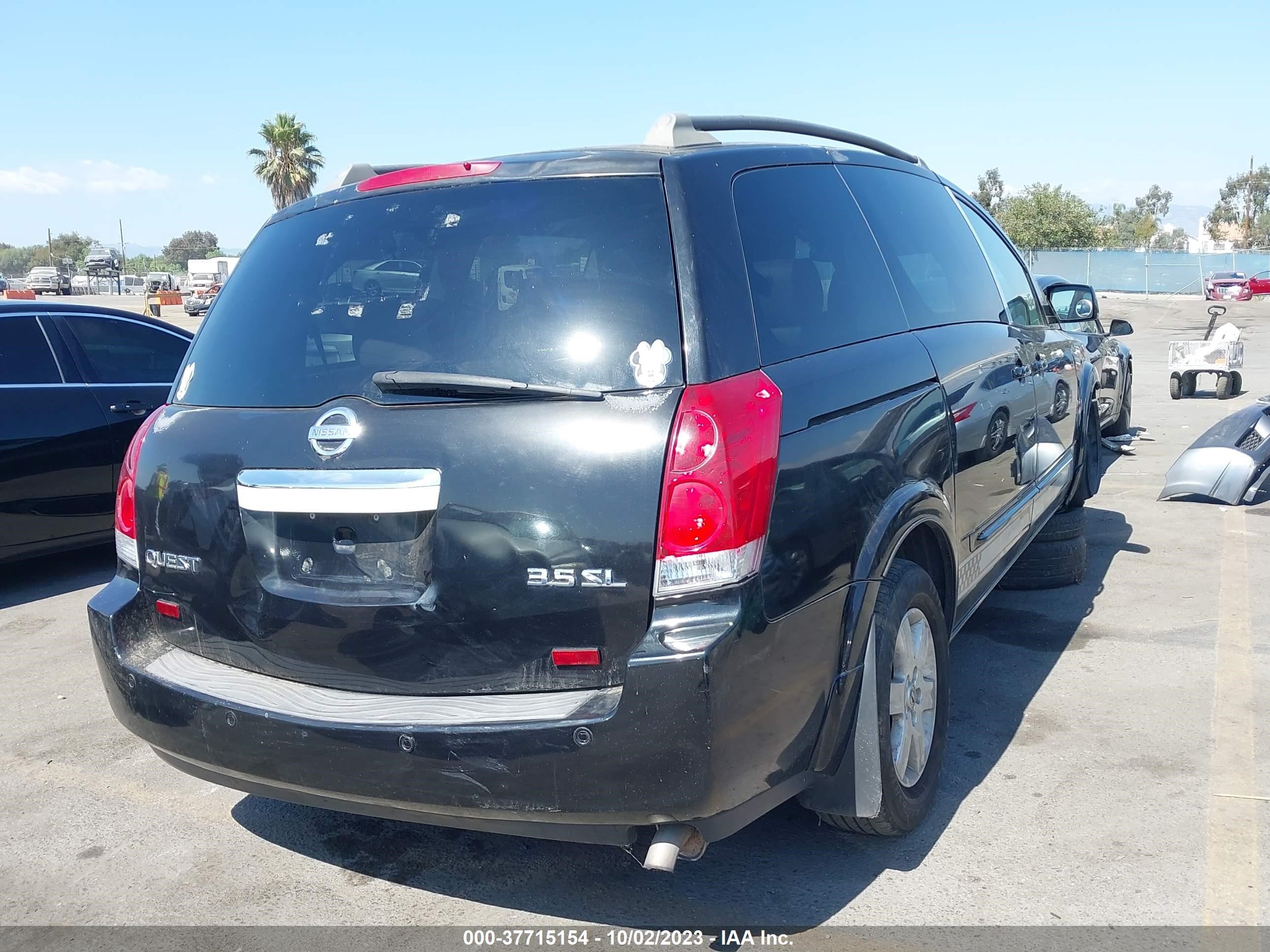 Photo 3 VIN: 5N1BV28U05N133358 - NISSAN QUEST 