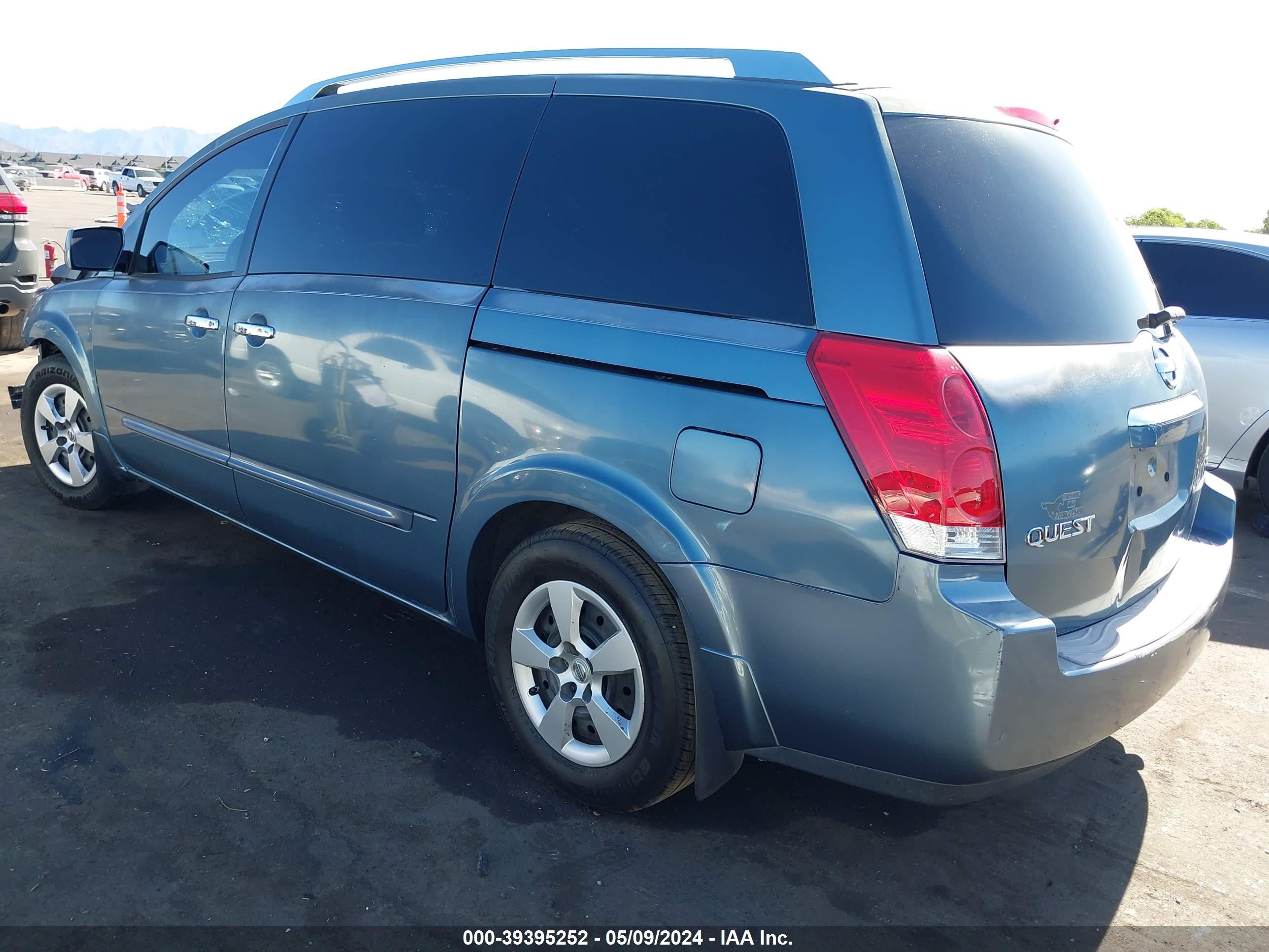 Photo 2 VIN: 5N1BV28U08N111476 - NISSAN QUEST 