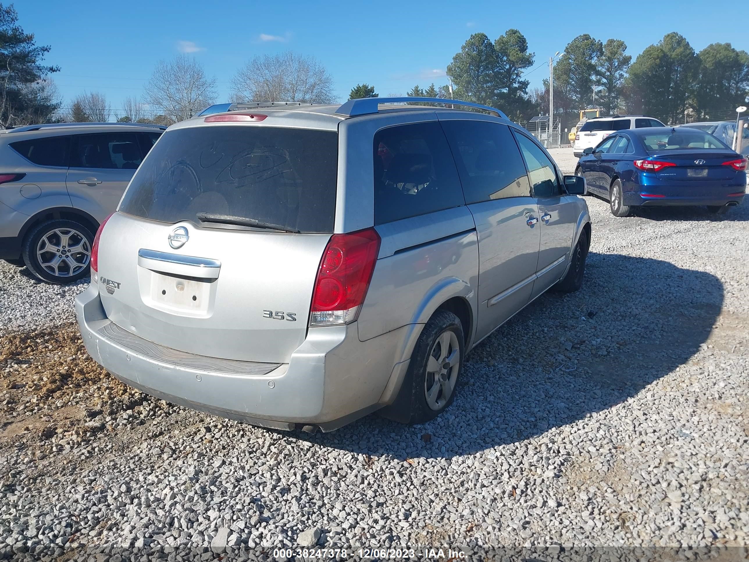 Photo 3 VIN: 5N1BV28U17N106821 - NISSAN QUEST 