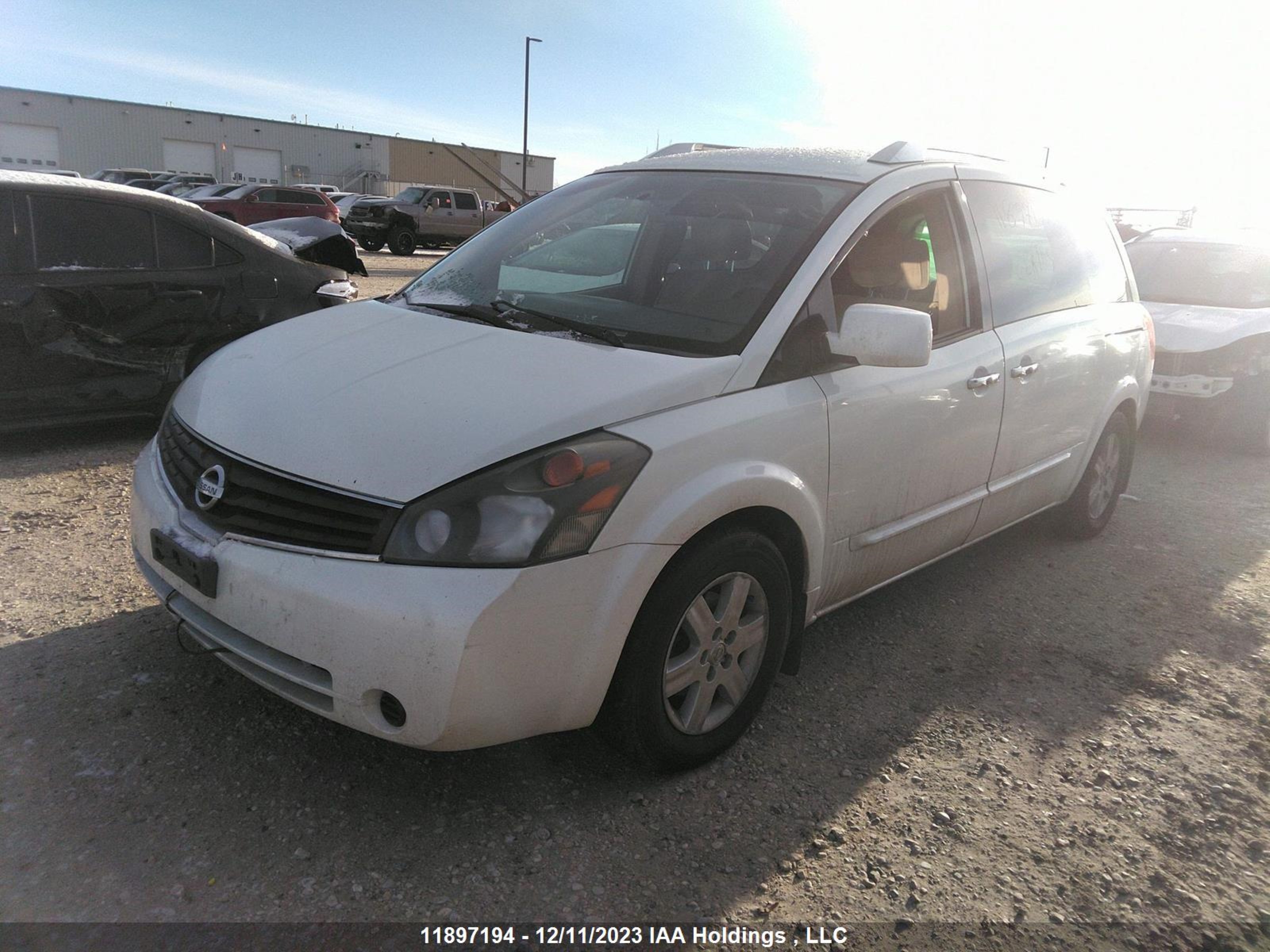 Photo 1 VIN: 5N1BV28U39N101123 - NISSAN QUEST 