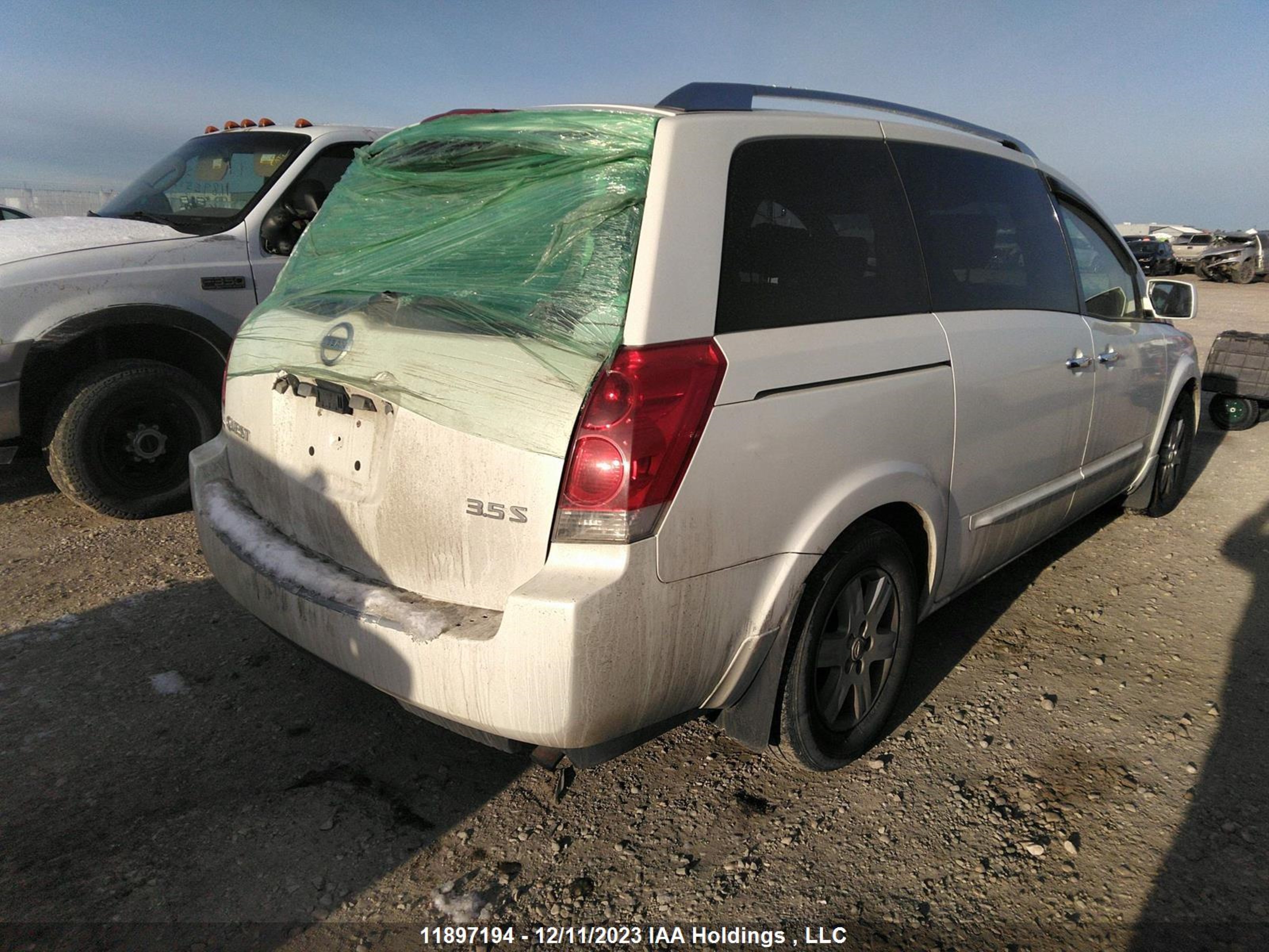 Photo 3 VIN: 5N1BV28U39N101123 - NISSAN QUEST 