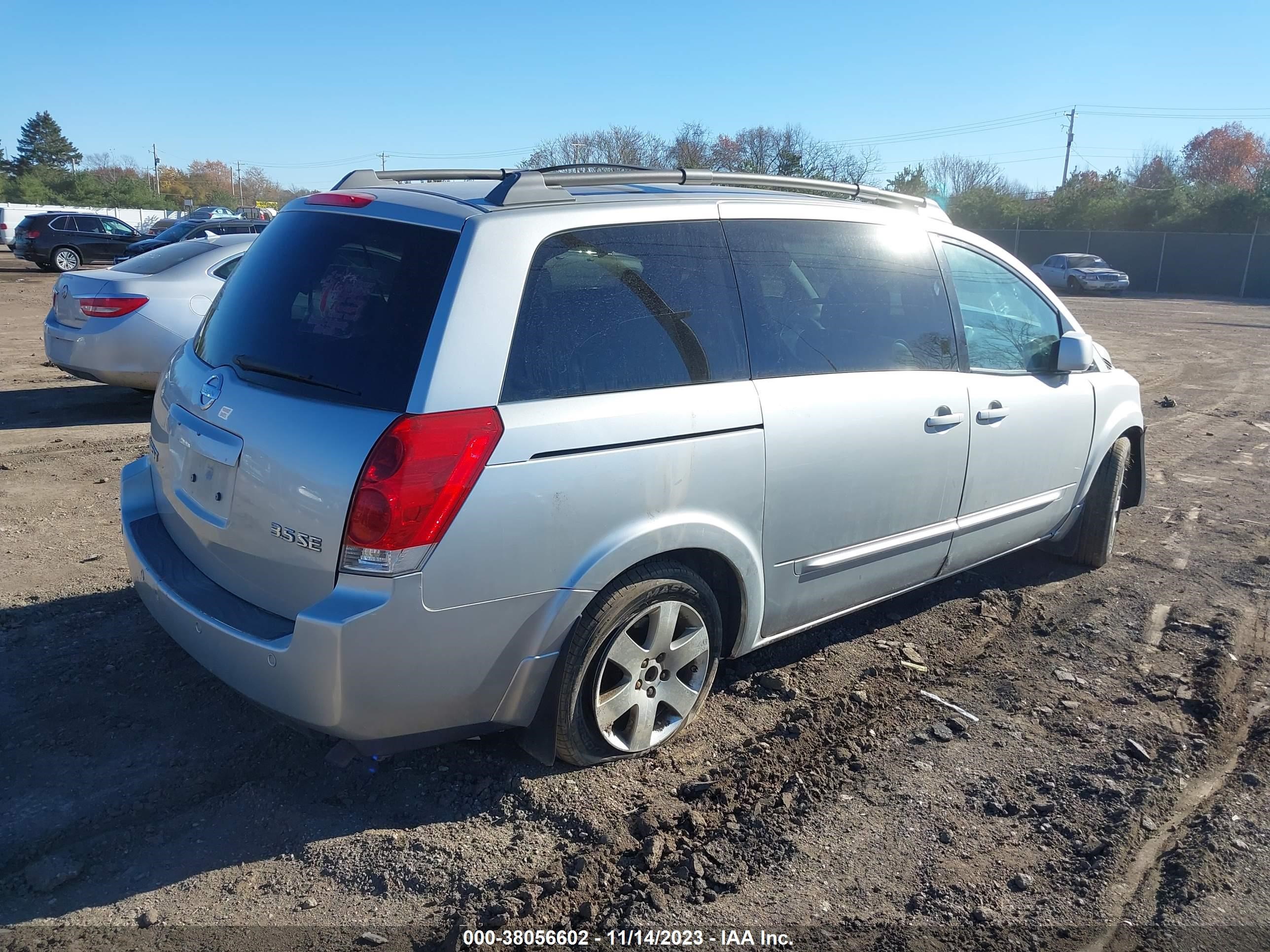 Photo 3 VIN: 5N1BV28U64N362612 - NISSAN QUEST 