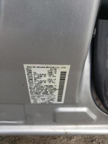 Photo 9 VIN: 5N1BV28U66N117330 - NISSAN QUEST S 