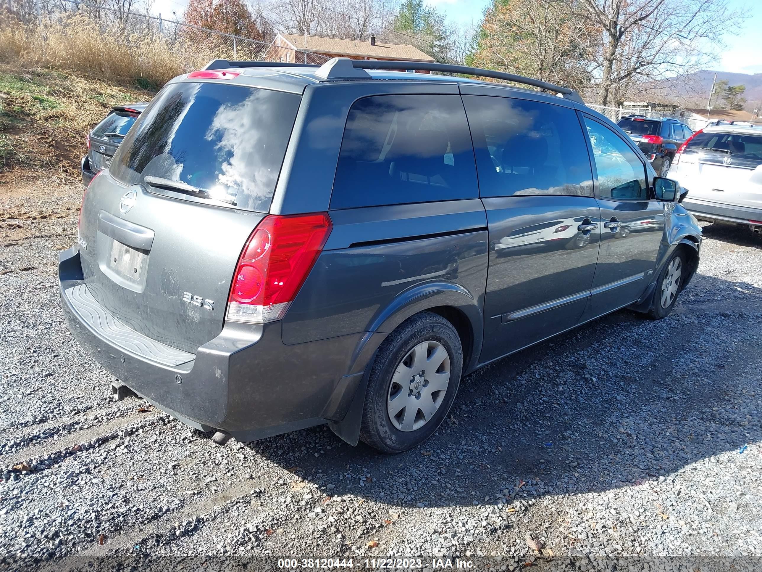 Photo 3 VIN: 5N1BV28U76N125646 - NISSAN QUEST 