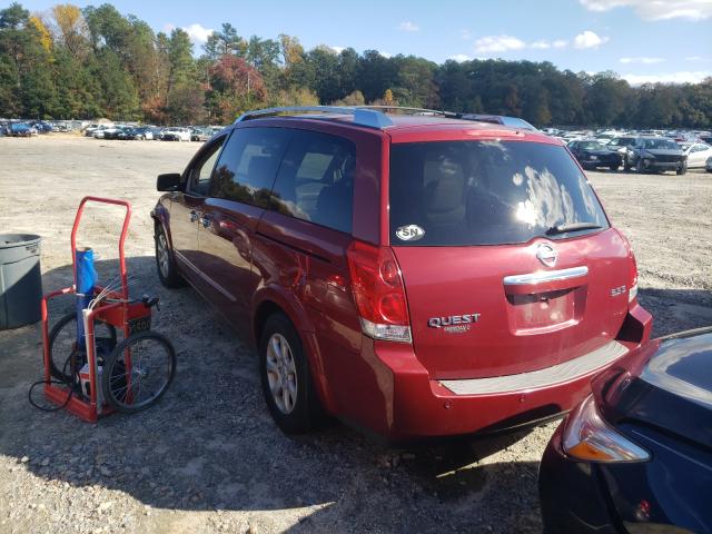 Photo 2 VIN: 5N1BV28U78N105514 - NISSAN QUEST S 