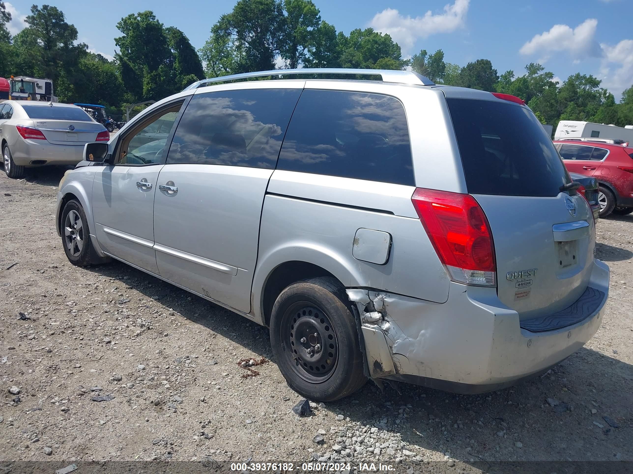 Photo 2 VIN: 5N1BV28U87N100045 - NISSAN QUEST 