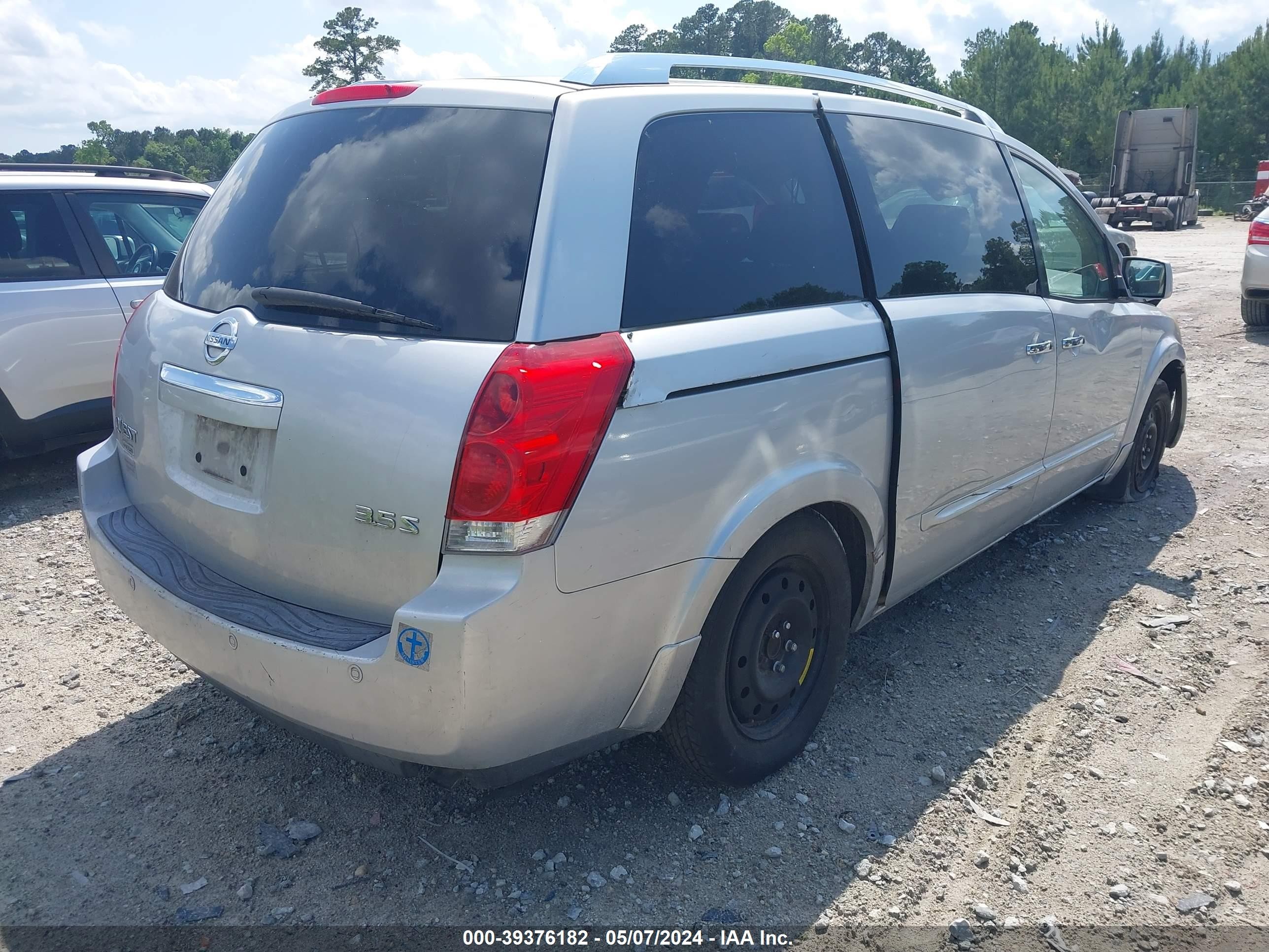 Photo 3 VIN: 5N1BV28U87N100045 - NISSAN QUEST 