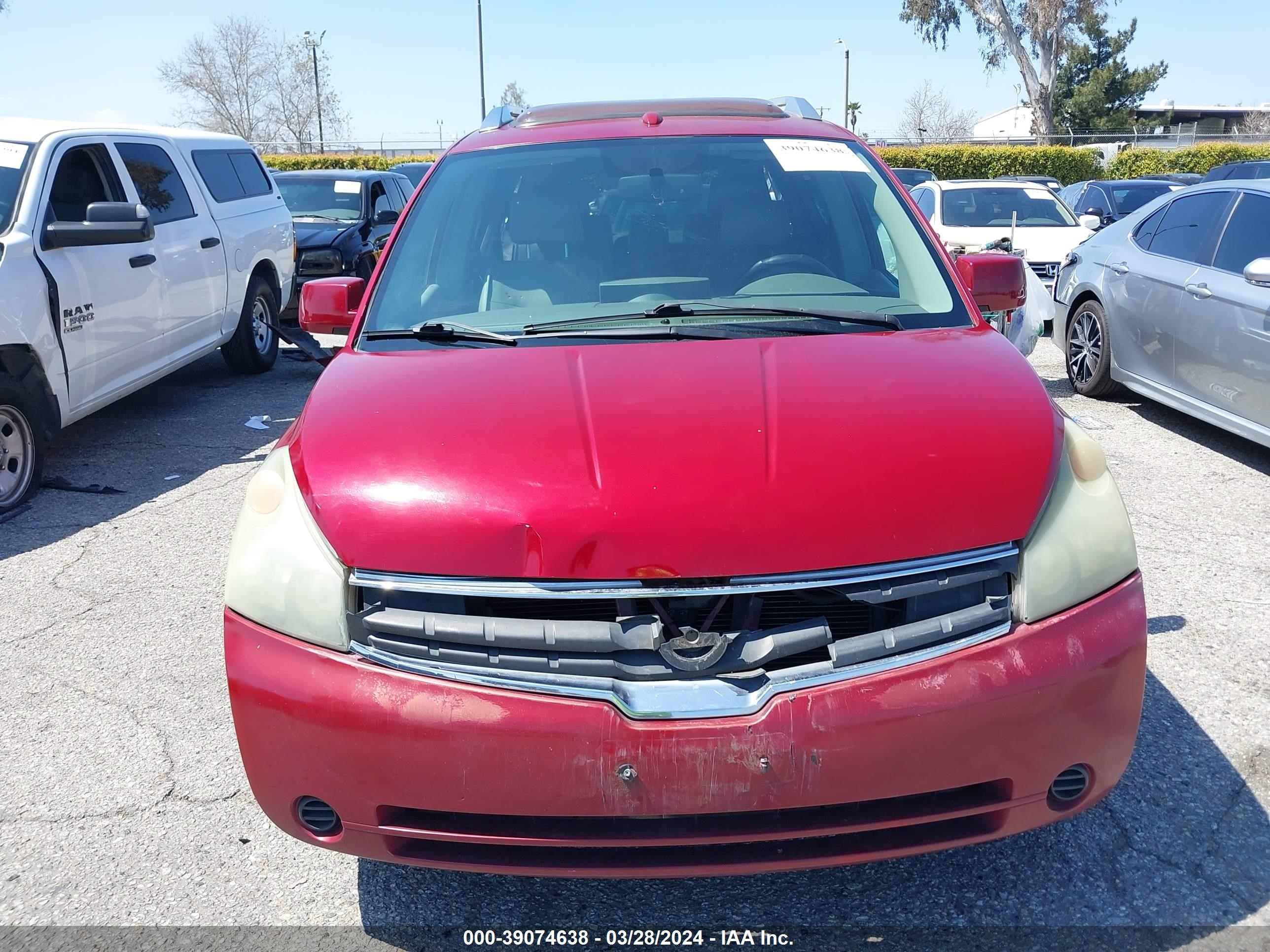 Photo 12 VIN: 5N1BV28U87N102894 - NISSAN QUEST 