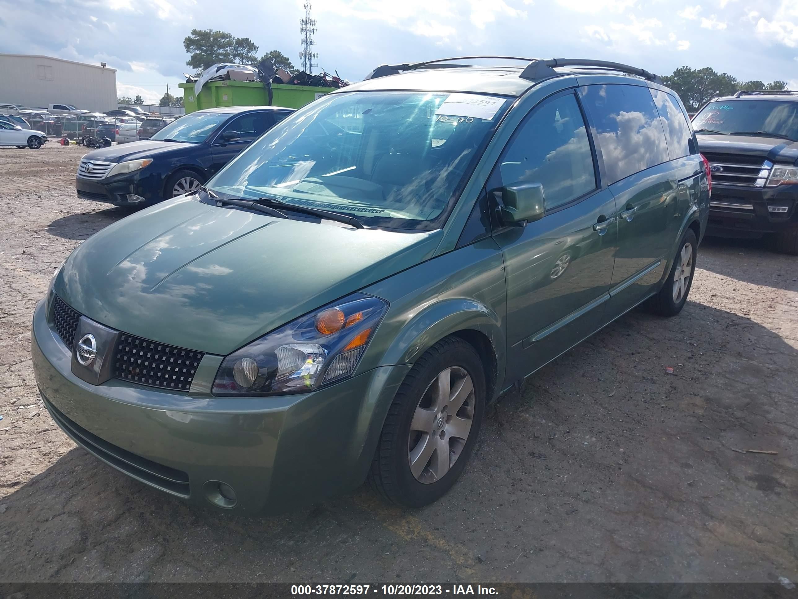 Photo 1 VIN: 5N1BV28U94N302422 - NISSAN QUEST 