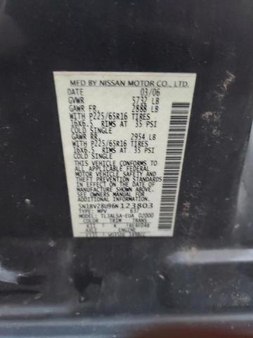 Photo 12 VIN: 5N1BV28U96N123803 - NISSAN QUEST S 