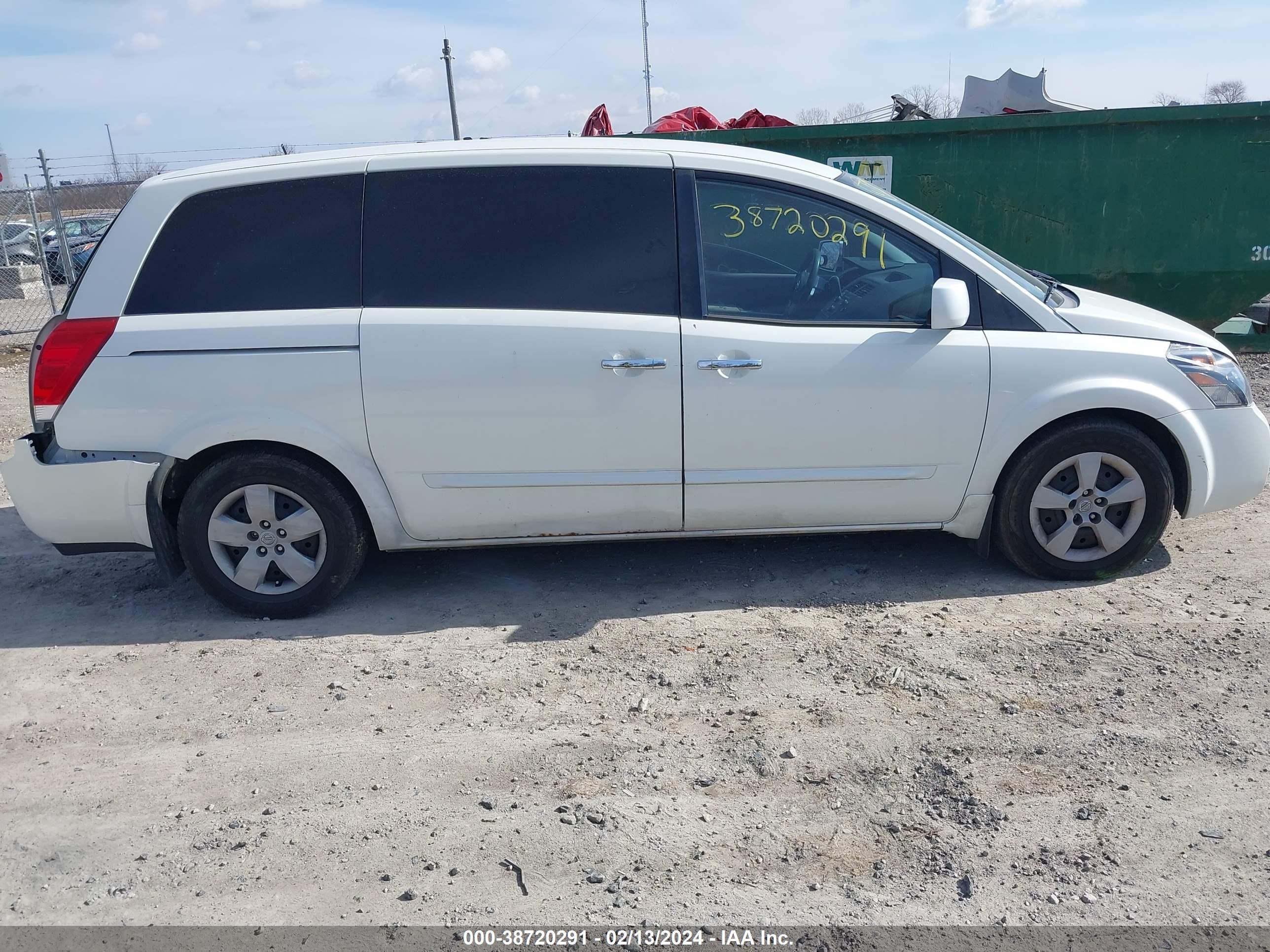 Photo 12 VIN: 5N1BV28U98N111234 - NISSAN QUEST 