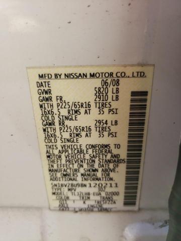 Photo 12 VIN: 5N1BV28U98N120211 - NISSAN QUEST S 