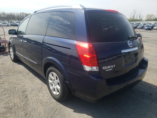 Photo 2 VIN: 5N1BV28U99N101577 - NISSAN QUEST 