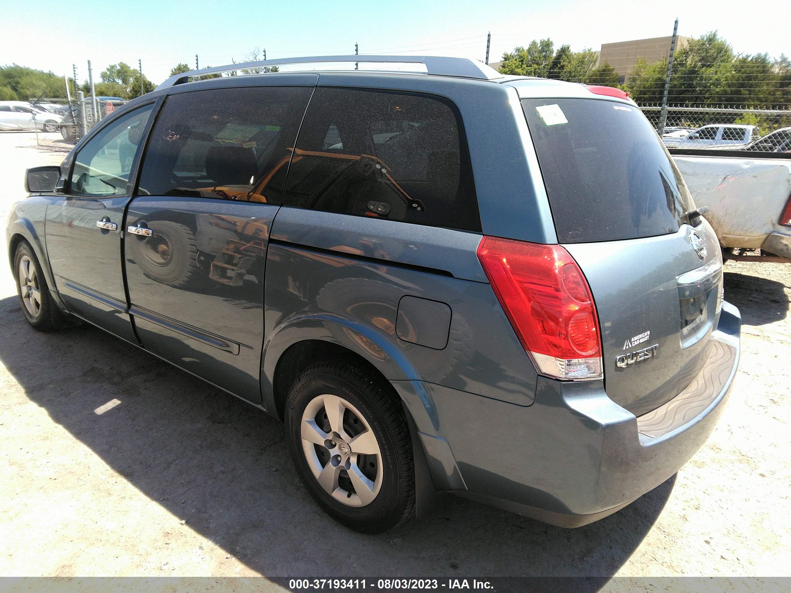 Photo 2 VIN: 5N1BV28U99N104026 - NISSAN QUEST 