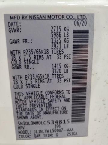 Photo 12 VIN: 5N1DL0MM0LC534815 - INFINITI QX60 LUXE 