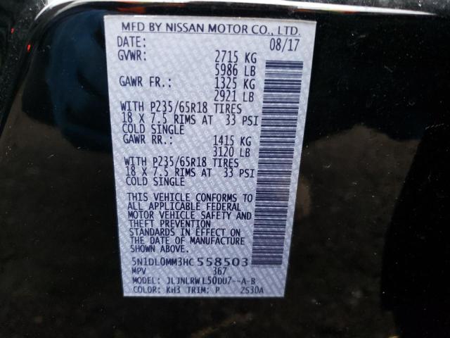 Photo 12 VIN: 5N1DL0MM3HC558503 - INFINITI QX60 