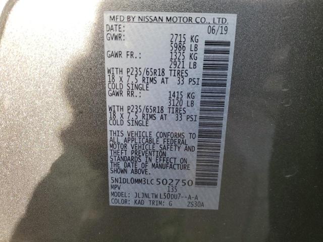 Photo 12 VIN: 5N1DL0MM3LC502750 - INFINITI QX60 LUXE 