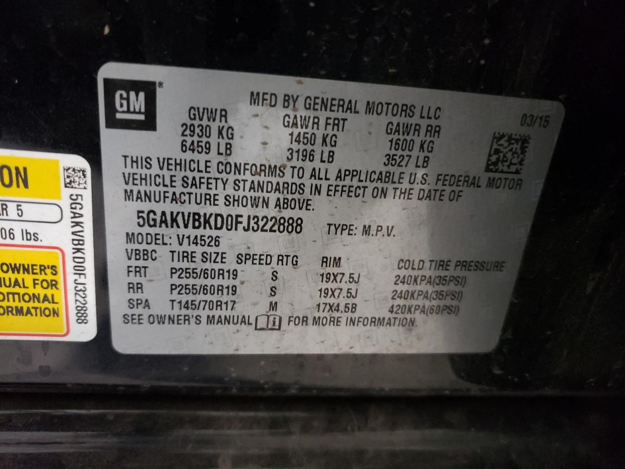 Photo 9 VIN: 5N1DL0MN2LC507382 - BUICK ENCLAVE 