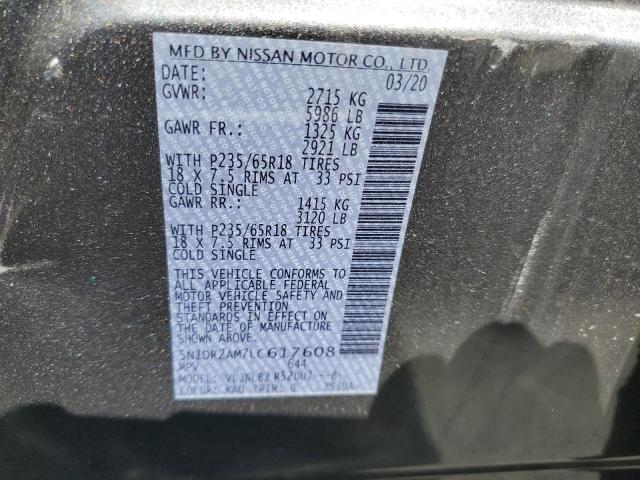 Photo 9 VIN: 5N1DR2AM7LC617608 - NISSAN PATHFINDER 