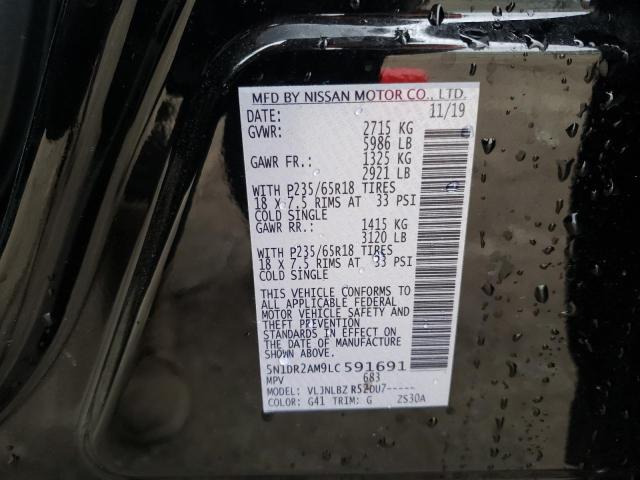 Photo 13 VIN: 5N1DR2AM9LC591691 - NISSAN PATHFINDER 