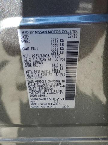 Photo 9 VIN: 5N1DR2AM9LC596261 - NISSAN PATHFINDER 