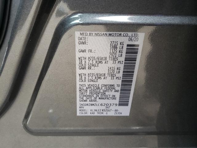 Photo 9 VIN: 5N1DR2BM2LC620379 - NISSAN PATHFINDER 