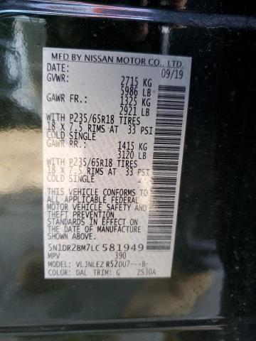 Photo 11 VIN: 5N1DR2BM7LC581949 - NISSAN PATHFINDER 