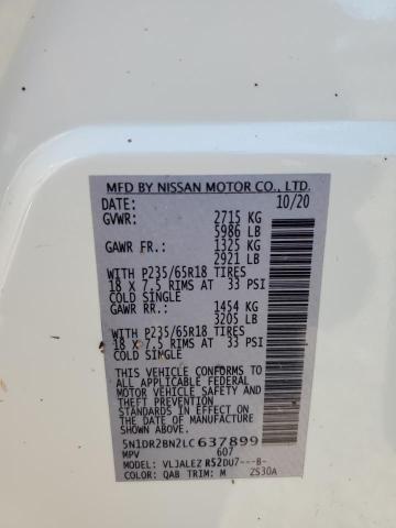 Photo 9 VIN: 5N1DR2BN2LC637899 - NISSAN PATHFINDER 